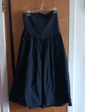 Anthropologie | Dresses | Anthropologie Black Strapless Dress By Ruth |  Poshmark